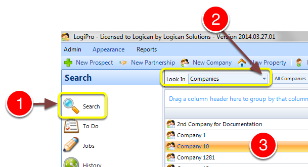 Select a Company