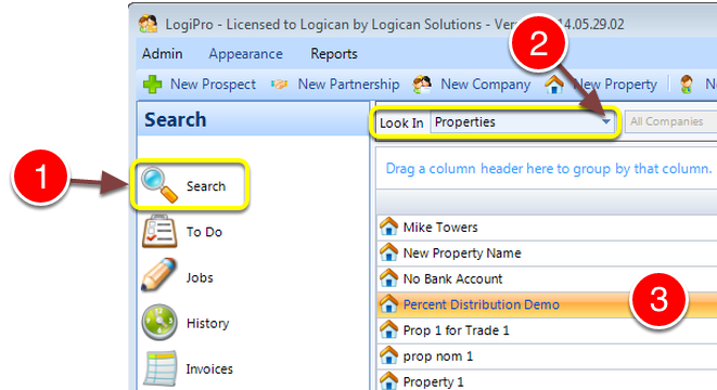 Open a Property