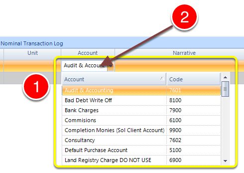 The Invoice Screen