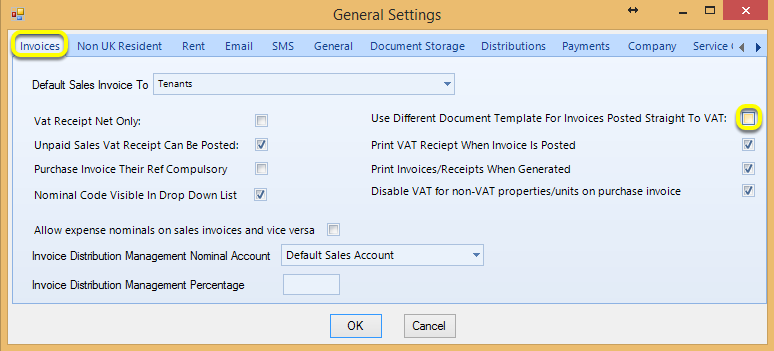 Enable VAT Invoices
