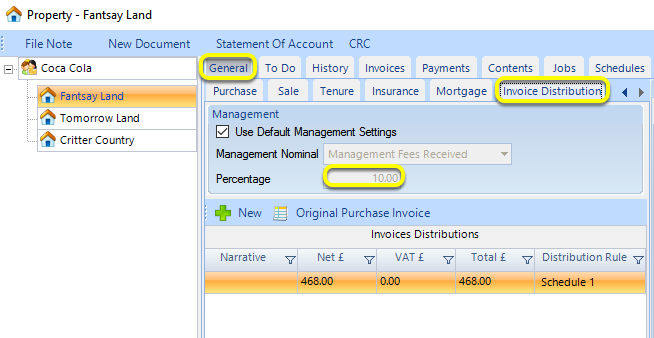 Invoice Distribution Management Percentage