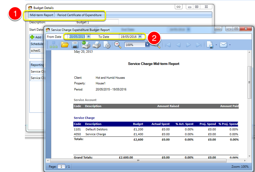 Producing the Report