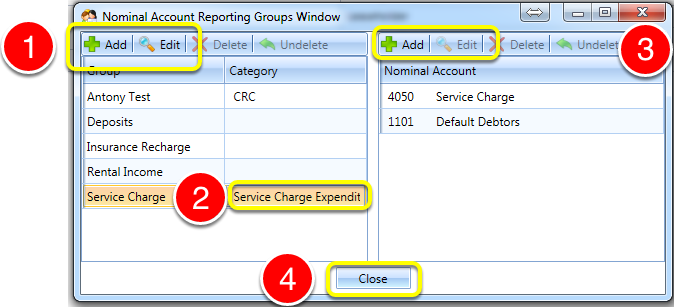 Adding the Nominal Accounts