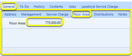 Unit Floor Area