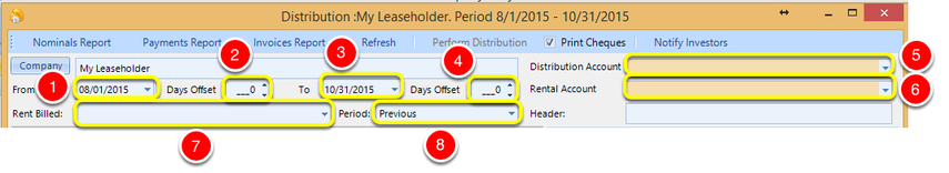 Distribution Window