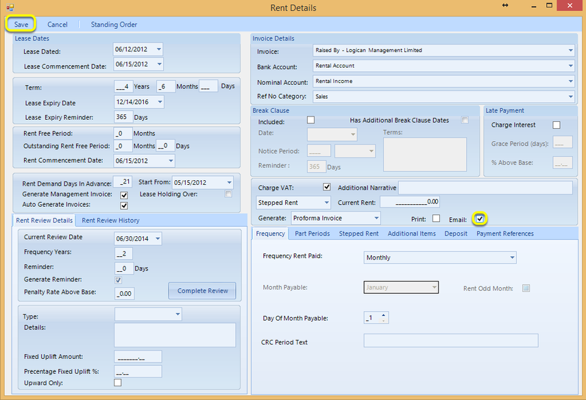 Set All Invoices to be Emailed
