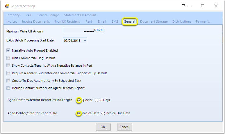 General Settings
